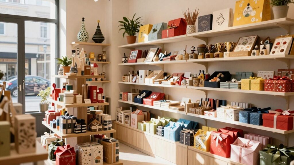 Poklon shop Novi Sad sa raznovrsnim poklonima i dekoracijama.